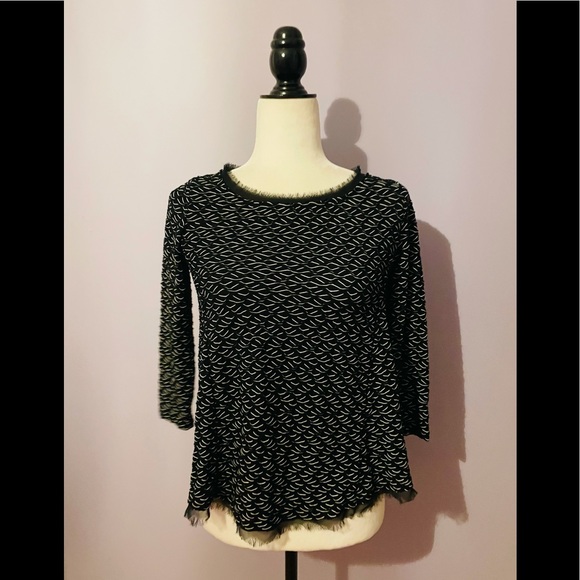 Anthropologie Postmark Top Wave Textured - Picture 4 of 5